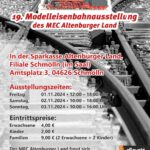 19. Modelleisenbahnausstellung des MEC Altenburger Land e.V.