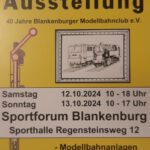 Modellbahnausstellung Blankenburg Harz mit kleiner Börse