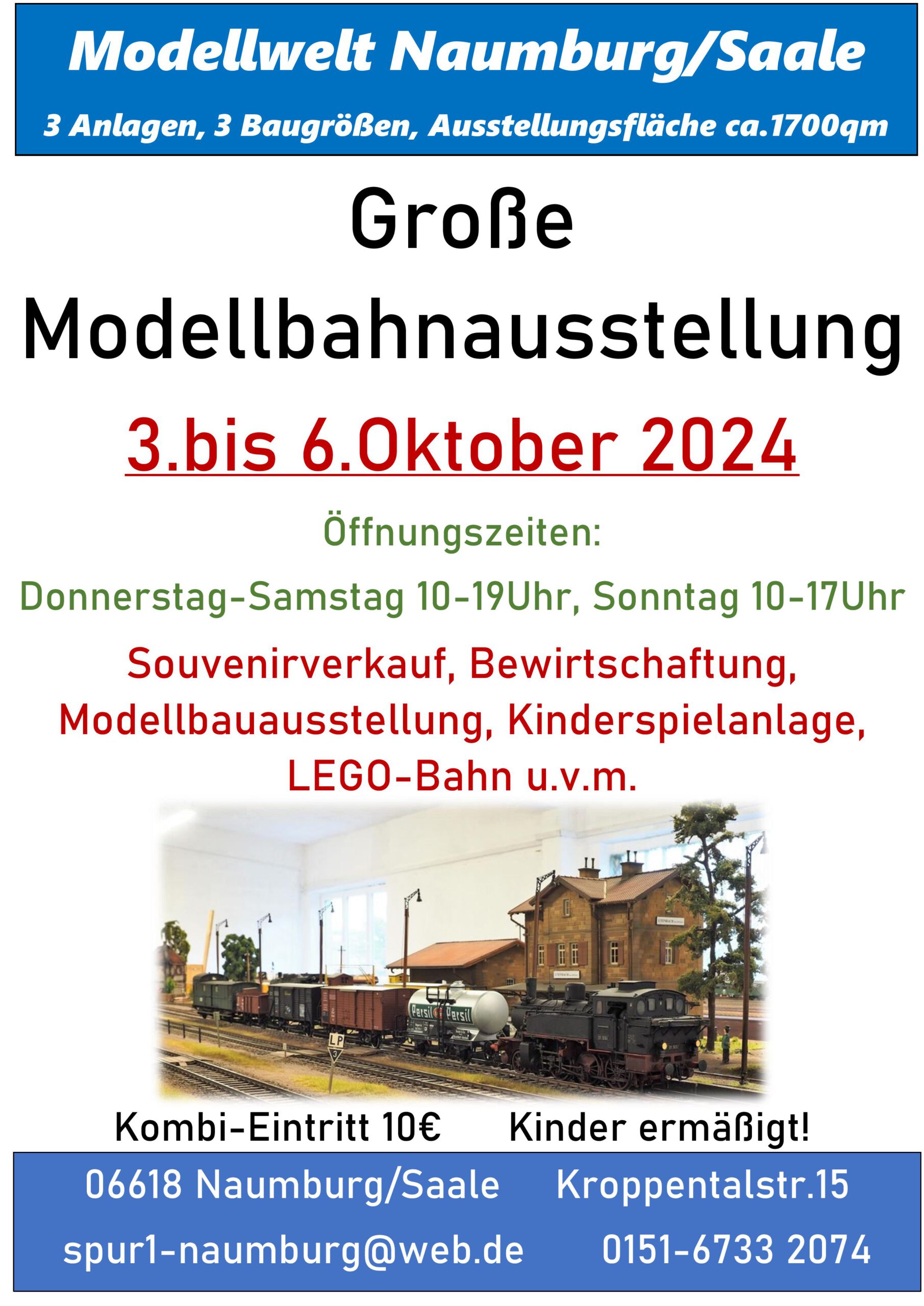 Große Modellbahnausstellung  und Herbstfahrtage Spur1