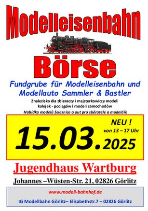 Modellbahn und Modellauto BÖRSE in Görlitz