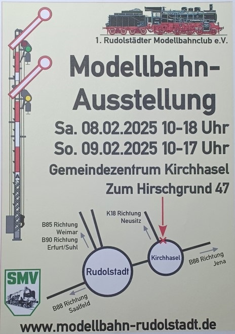 Ausstellung des 1. Rudolstädter Modellbahnclubs